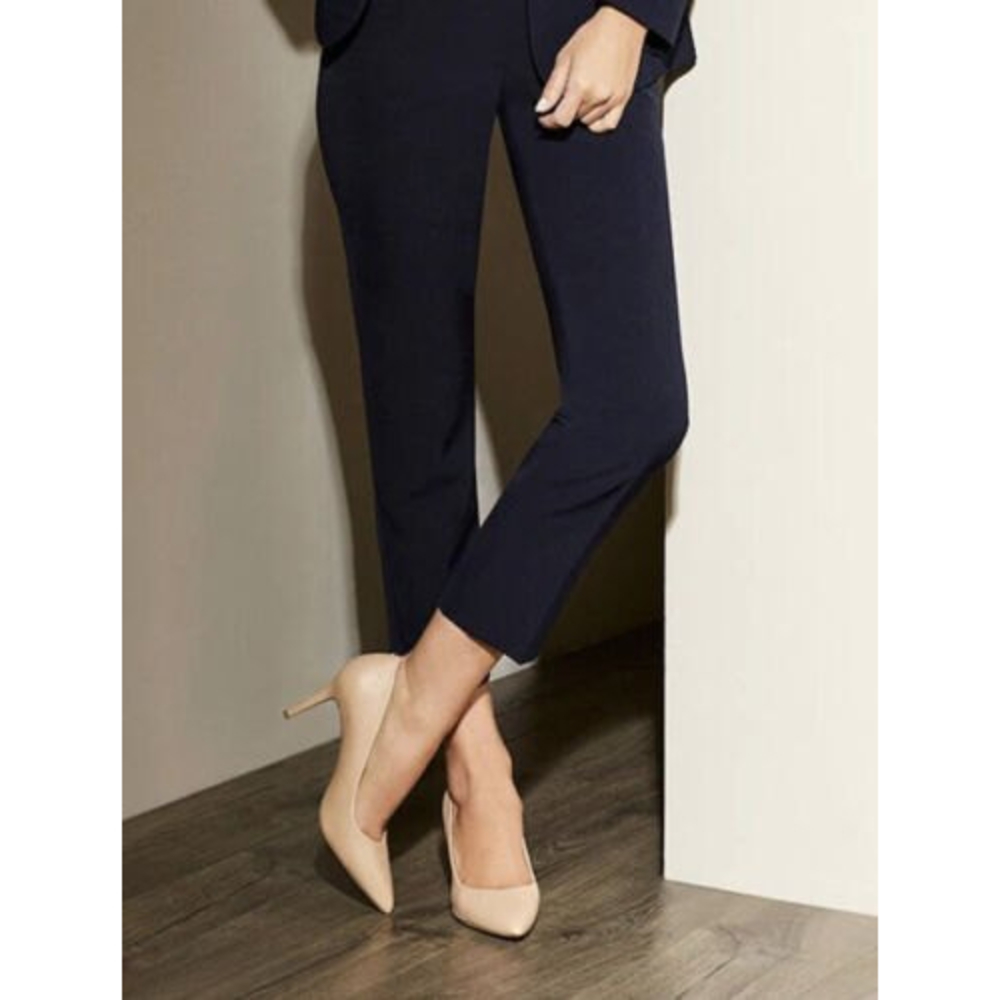 Karl Lagerfeld Paris Women's Royale Dress Pump Nude 37/ 6.5 USA